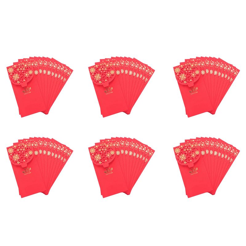 Wedding Envelopes - ABZC-60PCS Sobres Rojos Chinos para Dinero