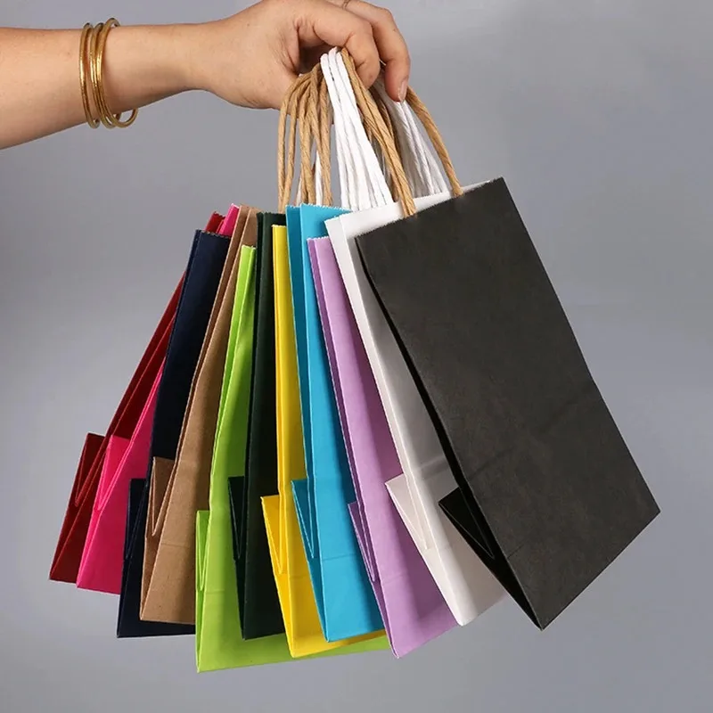 Wedding/Event Supply Store - Bolsas de papel kraft con asas,