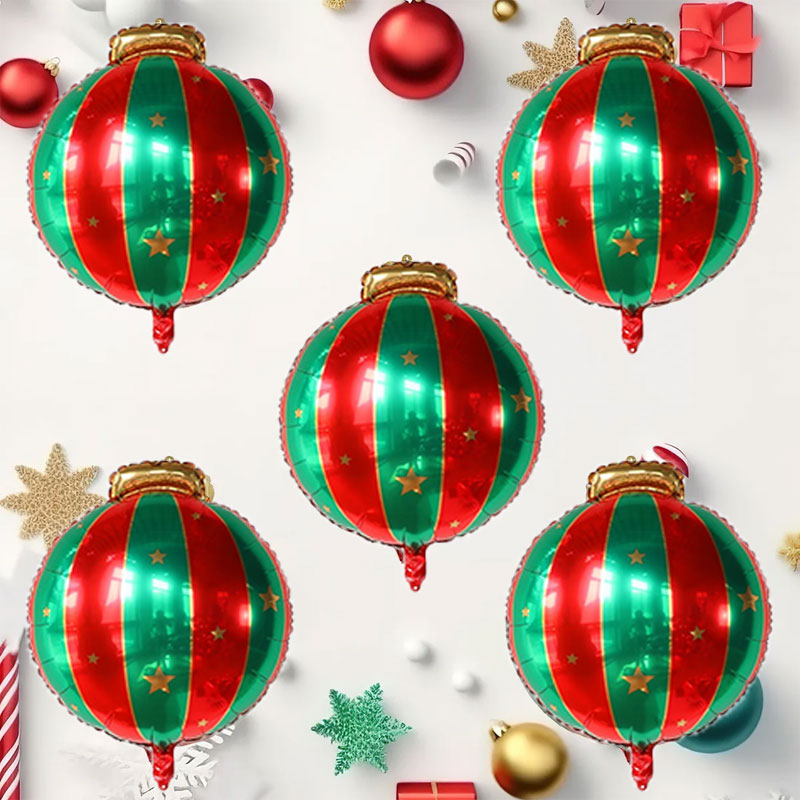 5 uds Bola de Navidad roja y v - Wedding/Event Supply Store reseña y precio