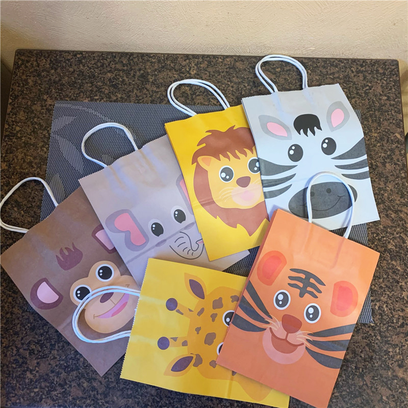 Bolsas de Papel con Asas de An - Wedding Zoo reseña y precio