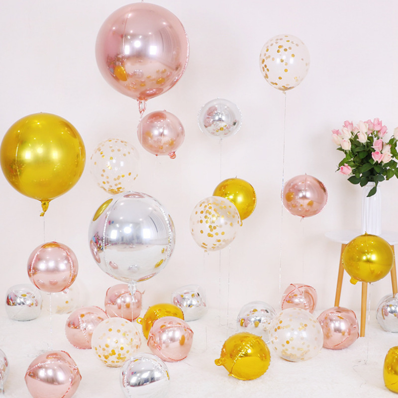 5 Globos Redondos de Papel Met - Wedding/Event Supply Store reseña y precio