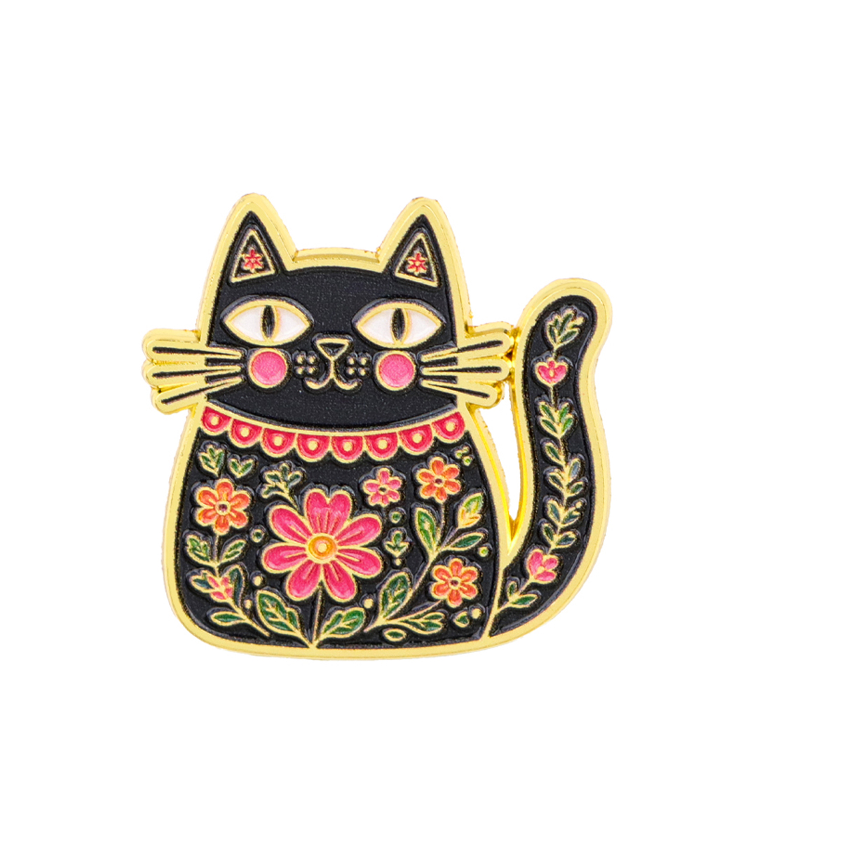Pin de esmalte con diseño flor - Good Floral & Wedding Decor Supply reseña y precio