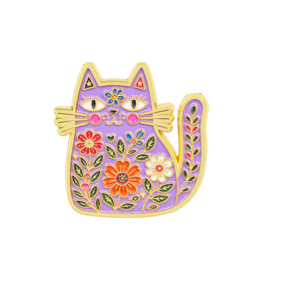 Pin de esmalte con diseño flor - Good Floral & Wedding Decor Supply reseña y precio