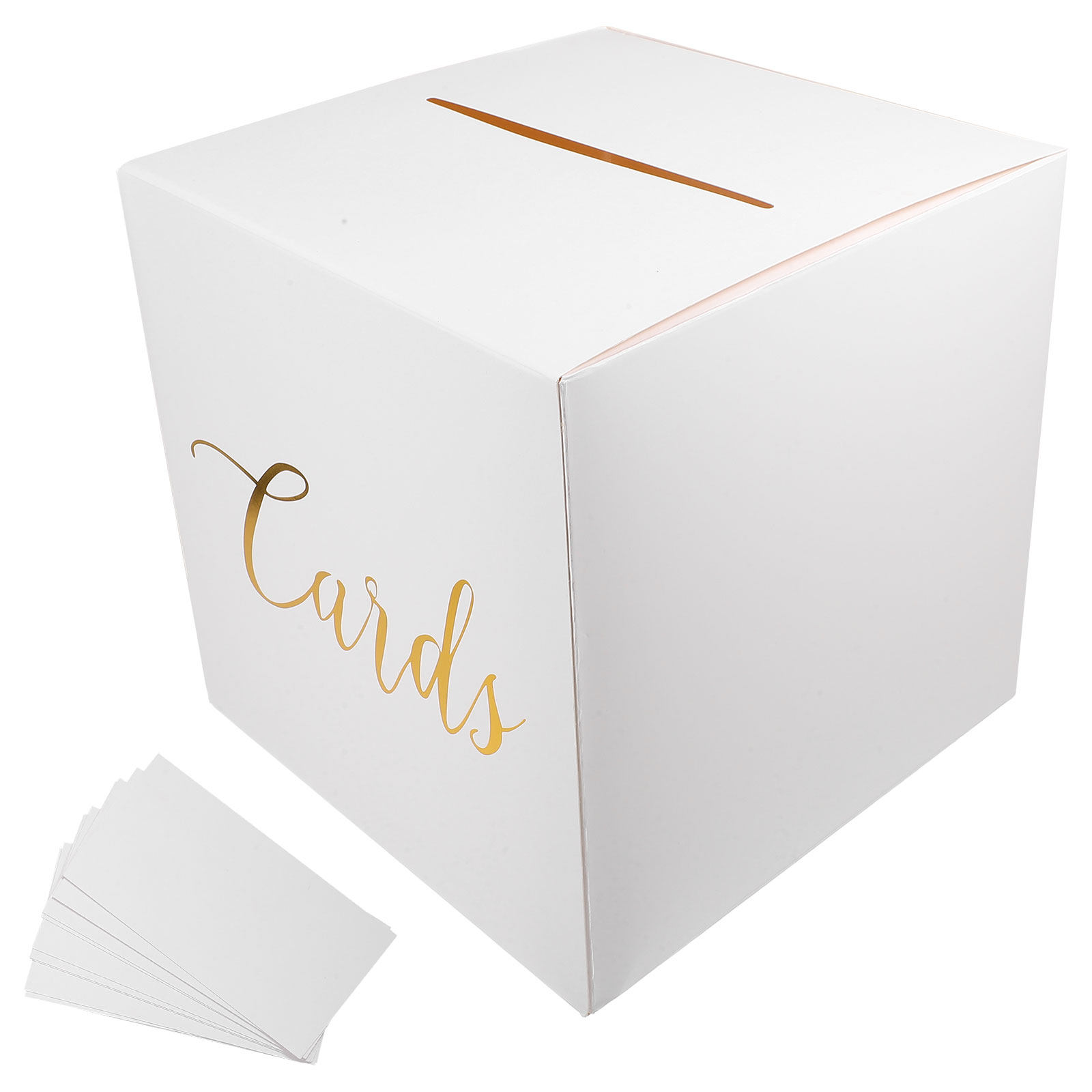 1 juego de cajas de cartón par - Wedding Card Box reseña y precio