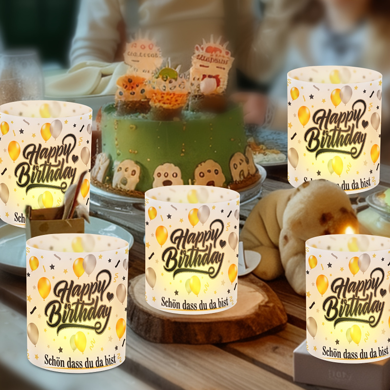 6 uds. Pantallas de lámpara de - Table Number Gold reseña y precio
